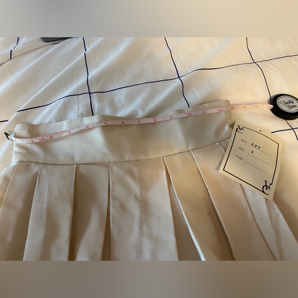 Vintage NWT Victor Costa Cream Maxi Skirt with Purple Hydrangea Embroidery - Picture 8 of 8